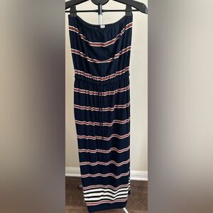 JCrewNavy Striped Dress